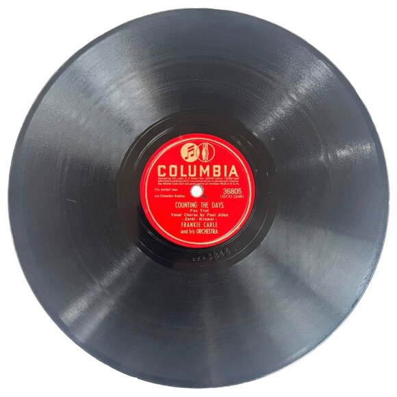 Frankie Carle & His Orchestra Missouri Waltz / Counting The Days 36805 Columbia - Picture 3 of 4